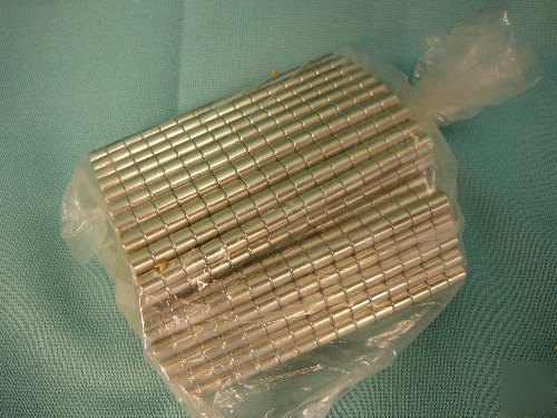 Lot of 100 rare earth magnets 1/4