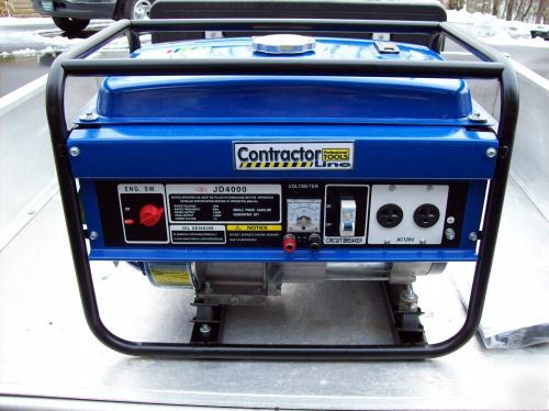 New 1 4000W peak generator contractors line 6.5HP