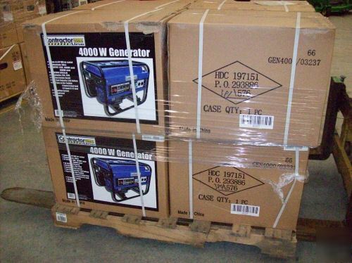 New 1 4000W peak generator contractors line 6.5HP
