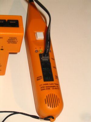 New 2468 cat 5 network cable tester, w/ tone probe