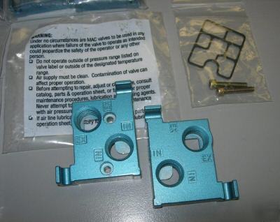 New in manuf. pkg. lot of 8 mac valves m-45001-01