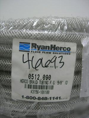 New ryan herco 0512-090 herco braid tubing 5/8 100 ft.