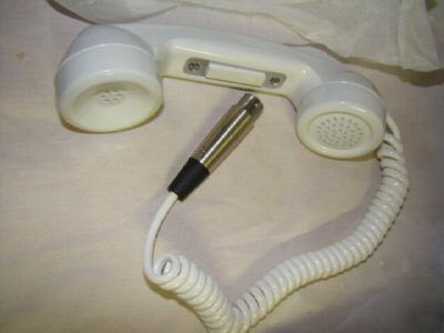 New telex hs-6A telephone push to talk handset 