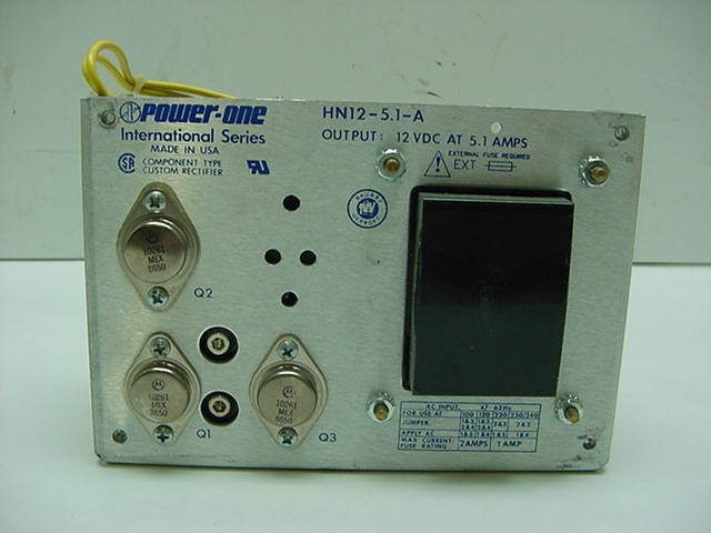 Power one HN12-5.1-a power supply 12VDC 5.1 amp