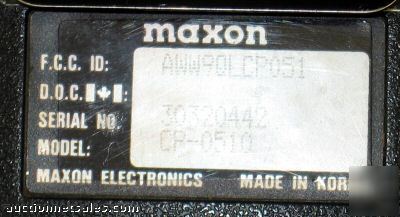 Lot 3 maxon vhf transceiver hand radio