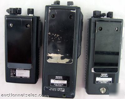 Lot 3 maxon vhf transceiver hand radio