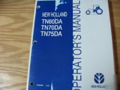 New holland TN60DA TN70DA TN75DA operators manual
