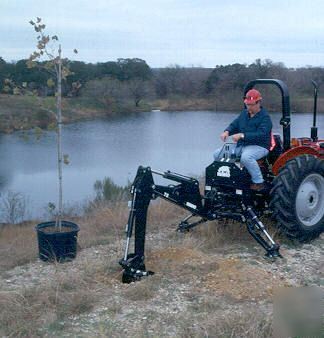 New rhino 75 tractor backhoe fits holland, kubota,deere