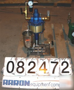 Used: microfluidics lab microfluidizer, model 110-y, st