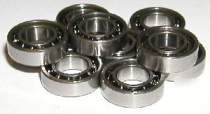 10 stainless steel ball bearing 4X7X2 open abec-3 vxb