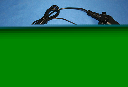 3' coil earbud audio & mic for kenwood tk-280 tk-380