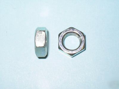 500 finished hex jam nuts - size: 1/4-20