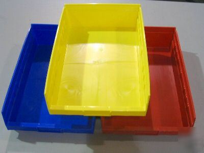 8020 shelf bin 17.875 x 11.125 x 4 red 2596 r