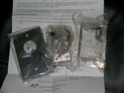 Asp asp-3M mortise cylinder keyswitch station