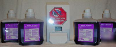 Hand sanitizer foam value pack 4/1 liter + dispenser