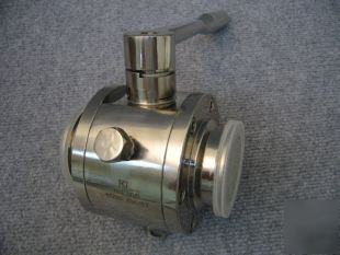 Hygienic stainless steel ball valve 1.5