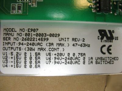 Lock met 30+ metal detector pn 17751 power supply board