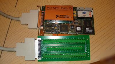 National instruments pci-M10-16XE-10 with cable