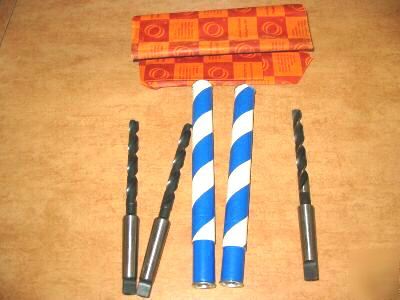 New chicago 31/64 hs taper shank MT2 drill (lot)