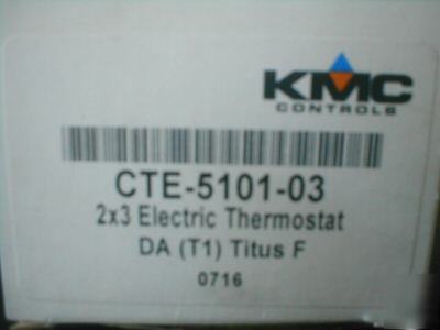 New kmc 2 x 3 electronic thermostat cte-5101 