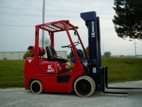 Nice 6,000 lb forklift 6000 fork lift - over 5,000 lbs