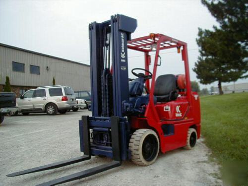 Nice 6,000 lb forklift 6000 fork lift - over 5,000 lbs