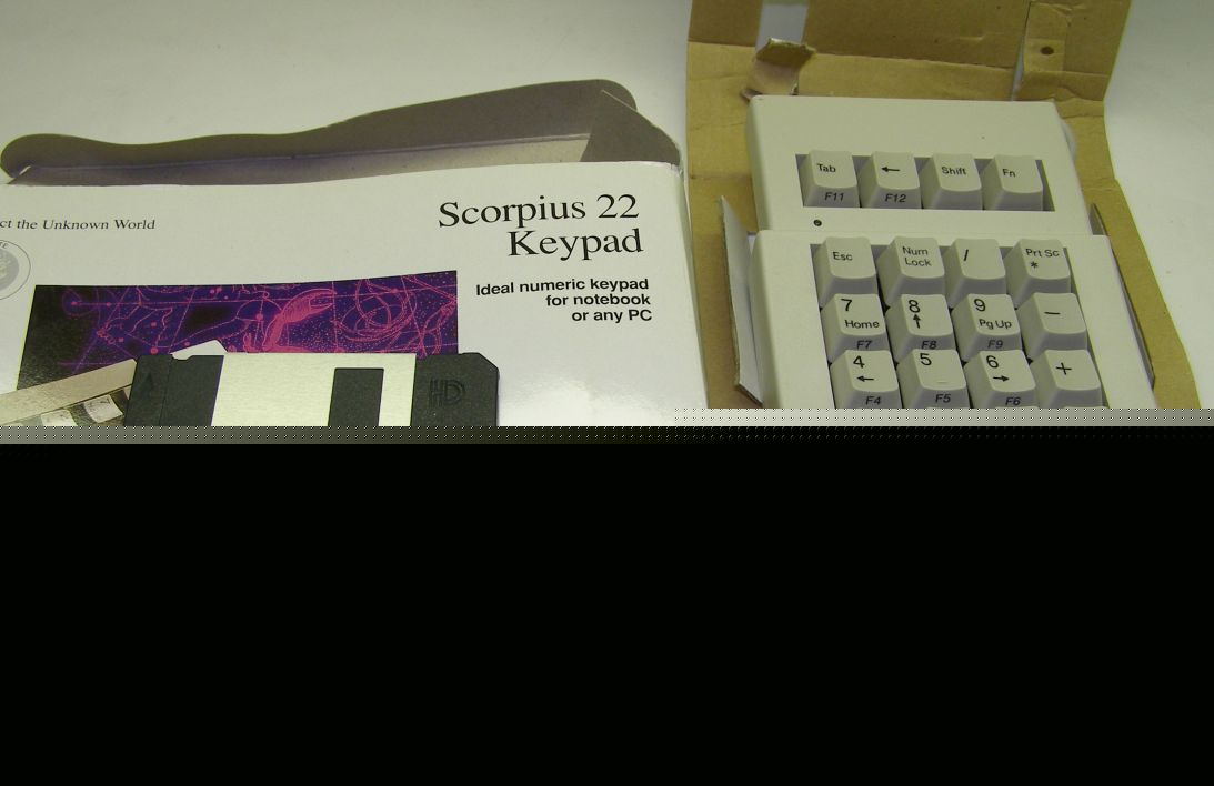 Qtronix scorpius 22 numerical keypad for lap/pc