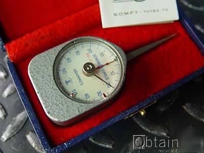 Scherr tumico 5-50 gr dial precision dynamometer