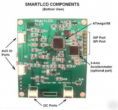 Smartlcd 4X16 lcd display with 3-axis accelerometer