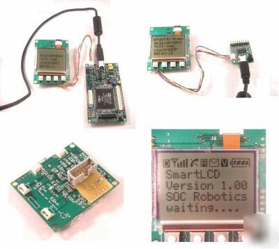 Smartlcd 4X16 lcd display with 3-axis accelerometer