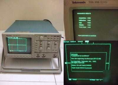 Tektronix TDS350 tds 350 digitizing oscilloscope