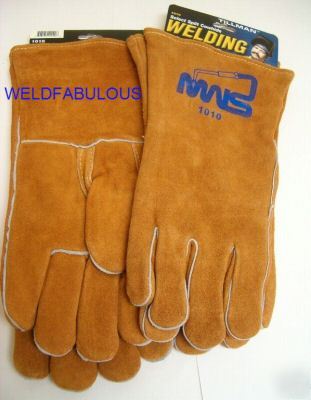 Tillman 1010 cowhide leather welding glove large 2 pair