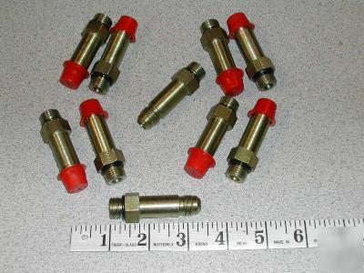 (10) hydraulic adapter fittings jic to sae-orb 3/8