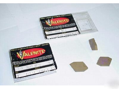 18 valenite special carbide inserts 107 le 14086 5 VN5