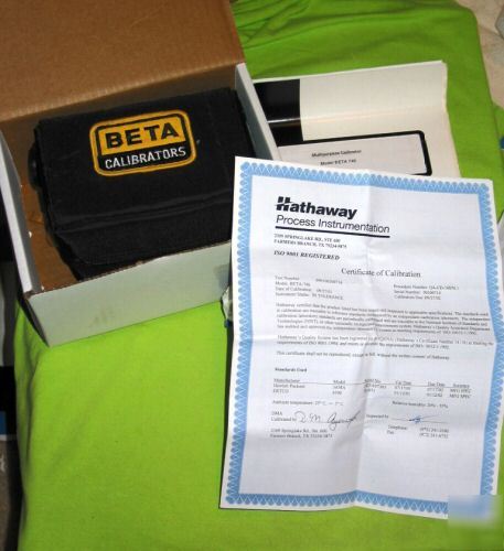 Beta 740 multicalib for 11 different thermocouples 