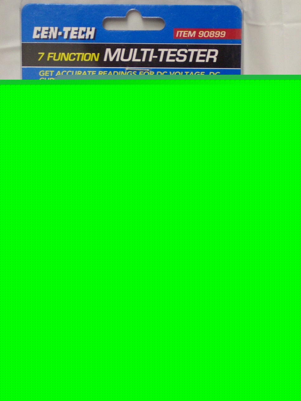Cen-tech 7-functimultimeter multi-meter/tester