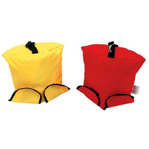 Firefighter scba air mask bag-red