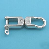 Heavy duty eye & jaw swivels 316 stainless steel 1/4