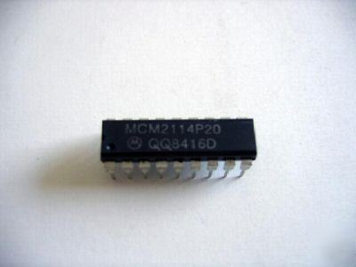 MCM2114P20 motorola 4KBIT ram 2114 MM2114 TMM2114 ic