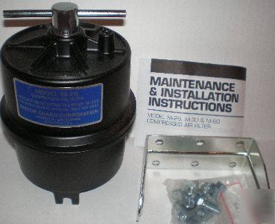 Motor guard m-26 compressed air filter 1/4 npt 00235