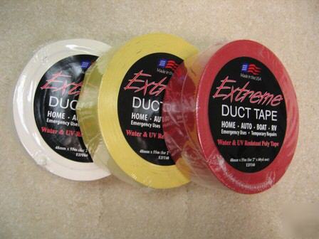 New (2) red duct tape utility grade (2