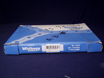 New jeffrey whitney renold chain 80-1 cot cotter 10FT 