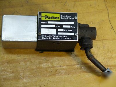 New parker D3L directional hydraulic control valve 