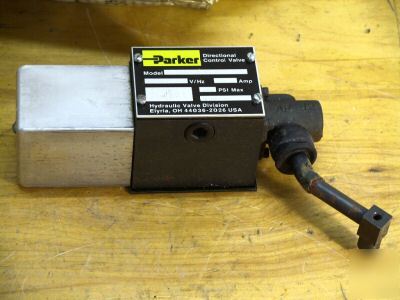 New parker D3L directional hydraulic control valve 