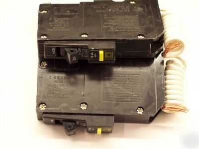 New two square d 20 amp circuit breaker - qo 120GFCI - 