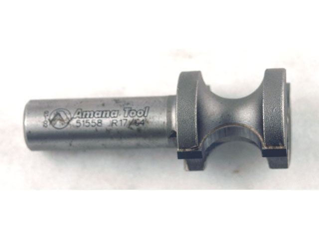 Router bit - bullnose radius - 1/2