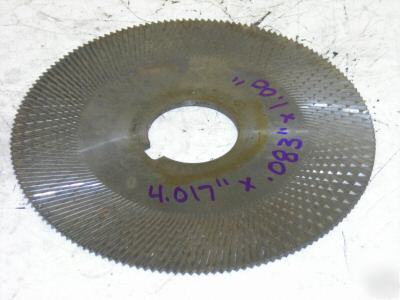 Solid carbide slitting saw 4.017
