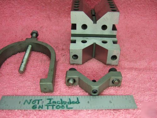 V block (1) large offset jig grind machinist/toolmaker 