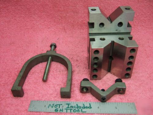 V block (1) large offset jig grind machinist/toolmaker 