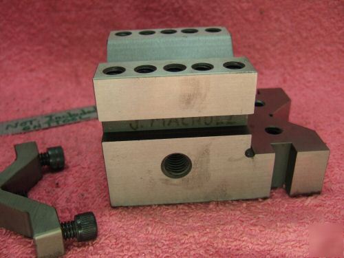 V block (1) large offset jig grind machinist/toolmaker 